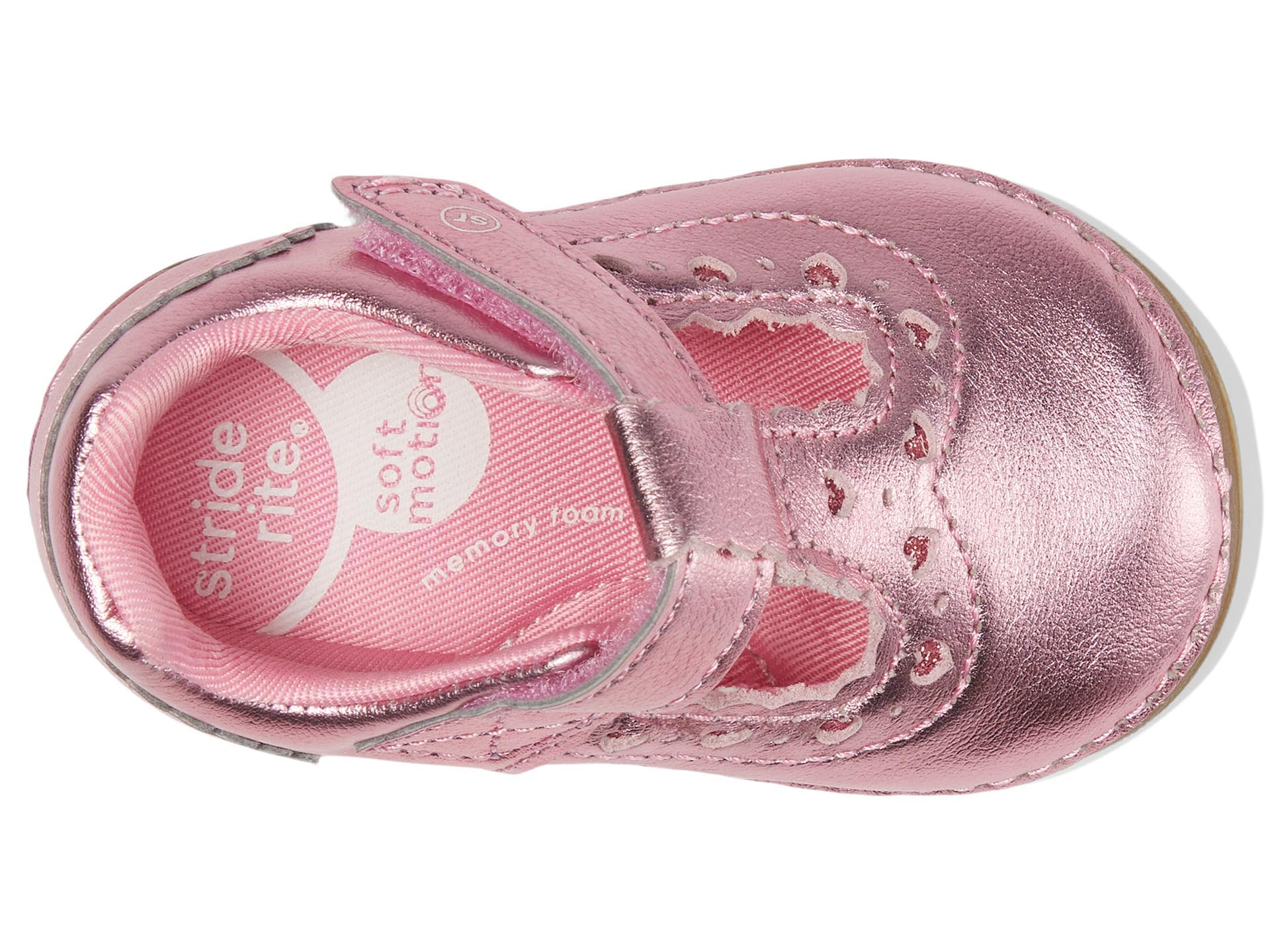 Stride Rite Girls SM Adira Sneaker, Fuchsia, 4 Toddler