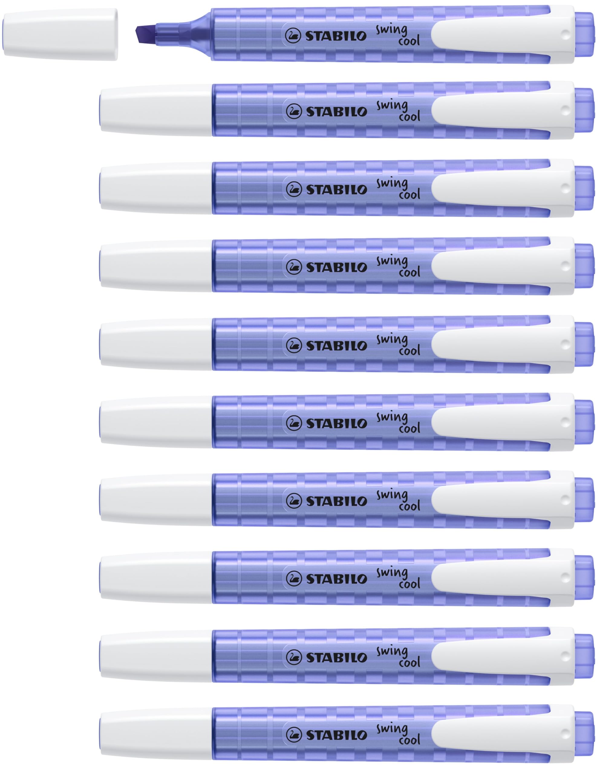 STABILO swing cool - Highlighter - Pack of 10 - Lavender
