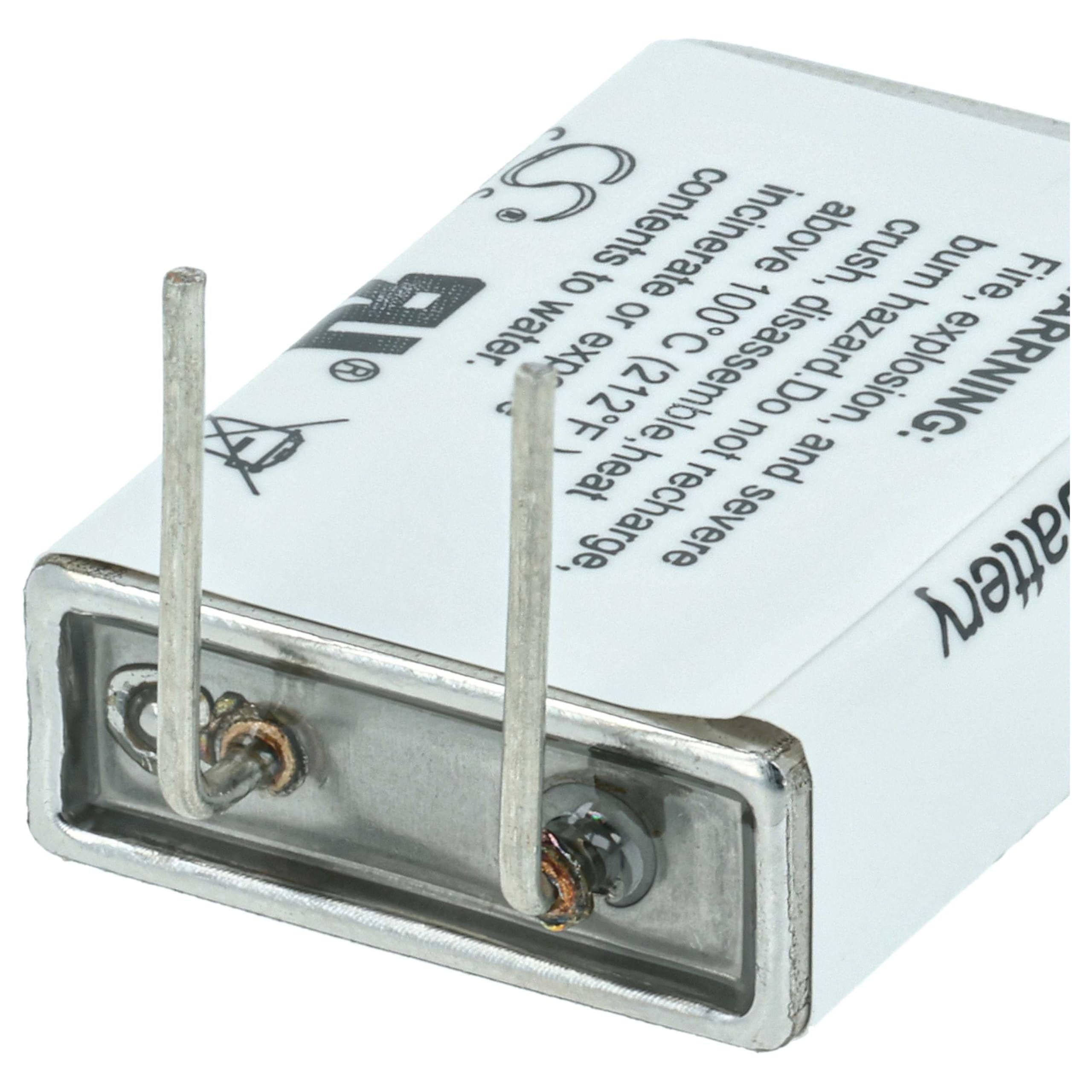 vhbw 5X Baterías EF651625 no Recargables Especiales - Baterías primarias con Clavijas para soldar (750 mAh, 3,6 V, Li-SOCl2)