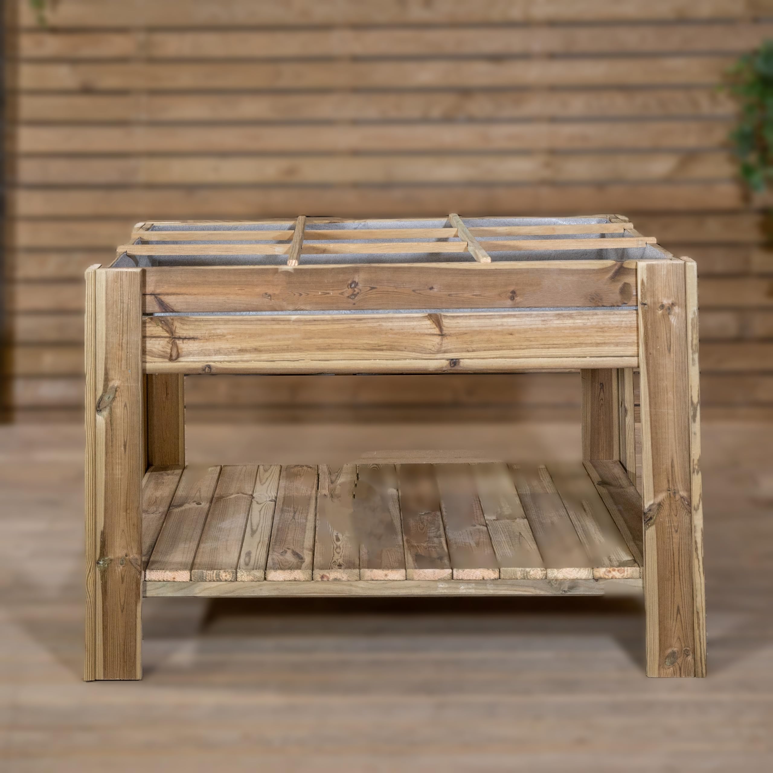 Mesa Cultivo Prof. 20cm Bandeja y separadores 120x80x80 cm - VidaHuerto