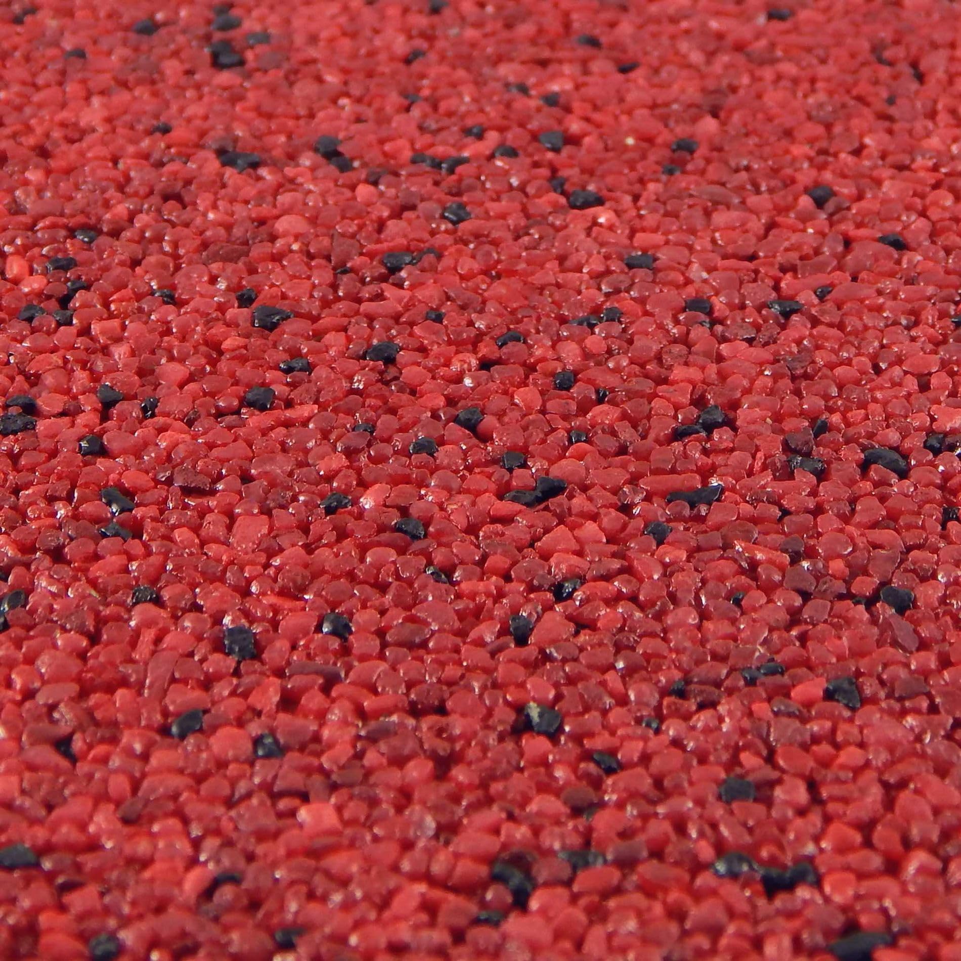 Terralith Buntsteinputz 14kg in rot, Sockelputz für Innen und Außen mit Reinacrylat Bindemittel aus Naturstein, 1-2mm Körnung (BSP05)