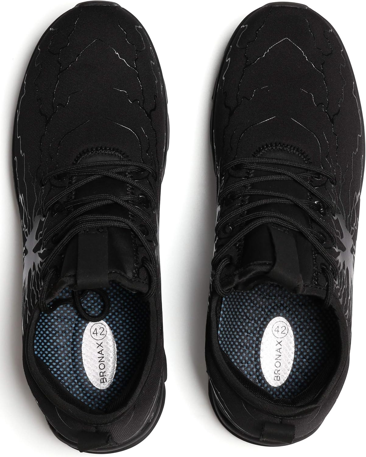 BRONAX Men's Tennis Shoes Graffiti Comfy Fashion Athletics Walking Sneakers