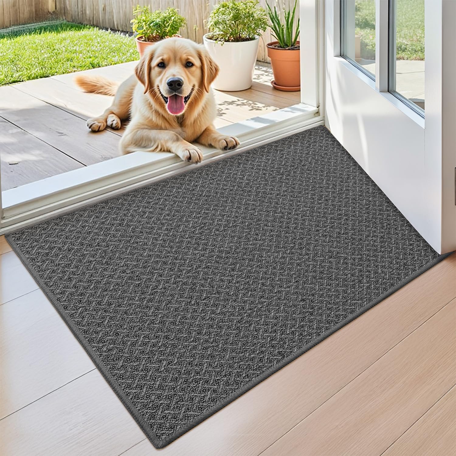 Amazon.com: Color&Geometry Small Ultra Thin Indoor Door Mat Non