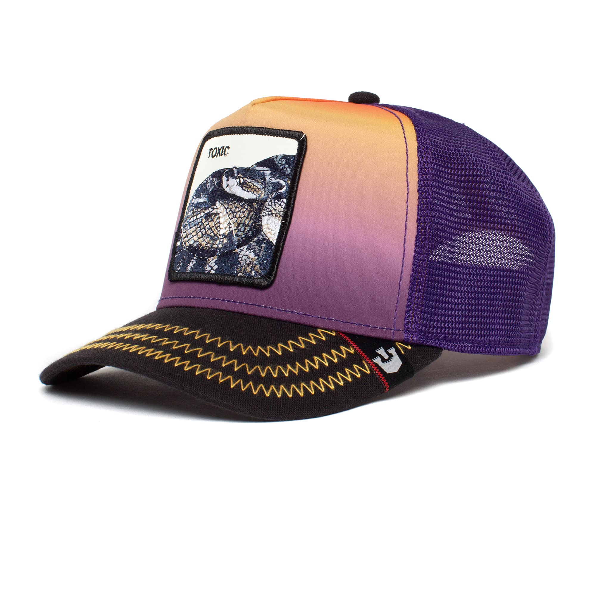Goorin Bros. Toxic Snake Purple Adjustable Trucker Cap
