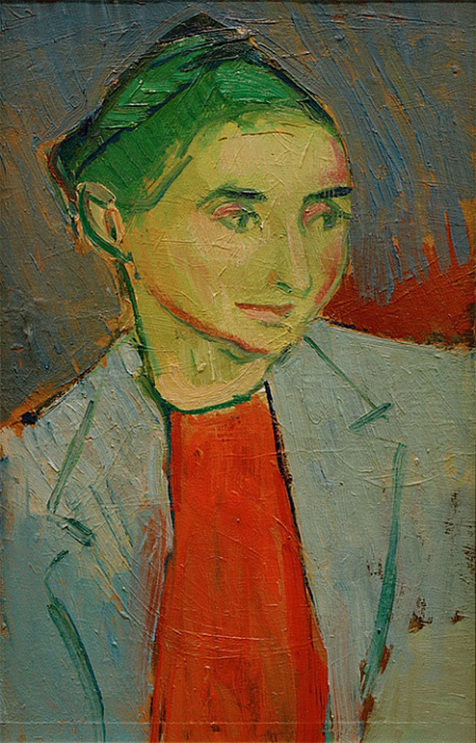 ARTXLXXBN Famous Print Painting Colorful Art Print Latvian Girl by Alexej Von Jawlensky Canvas Art Decorations for Home Decor 60x90cm