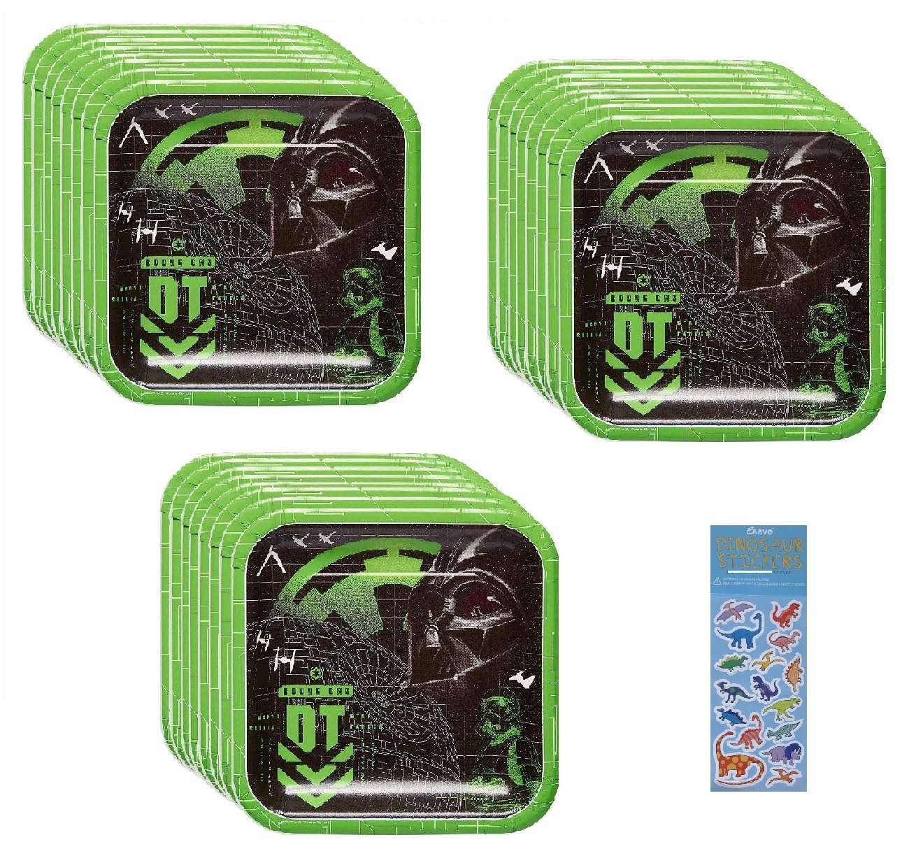 Assiettes Star Wars Rogue One en carton pour table d'anniversaire d'enfant