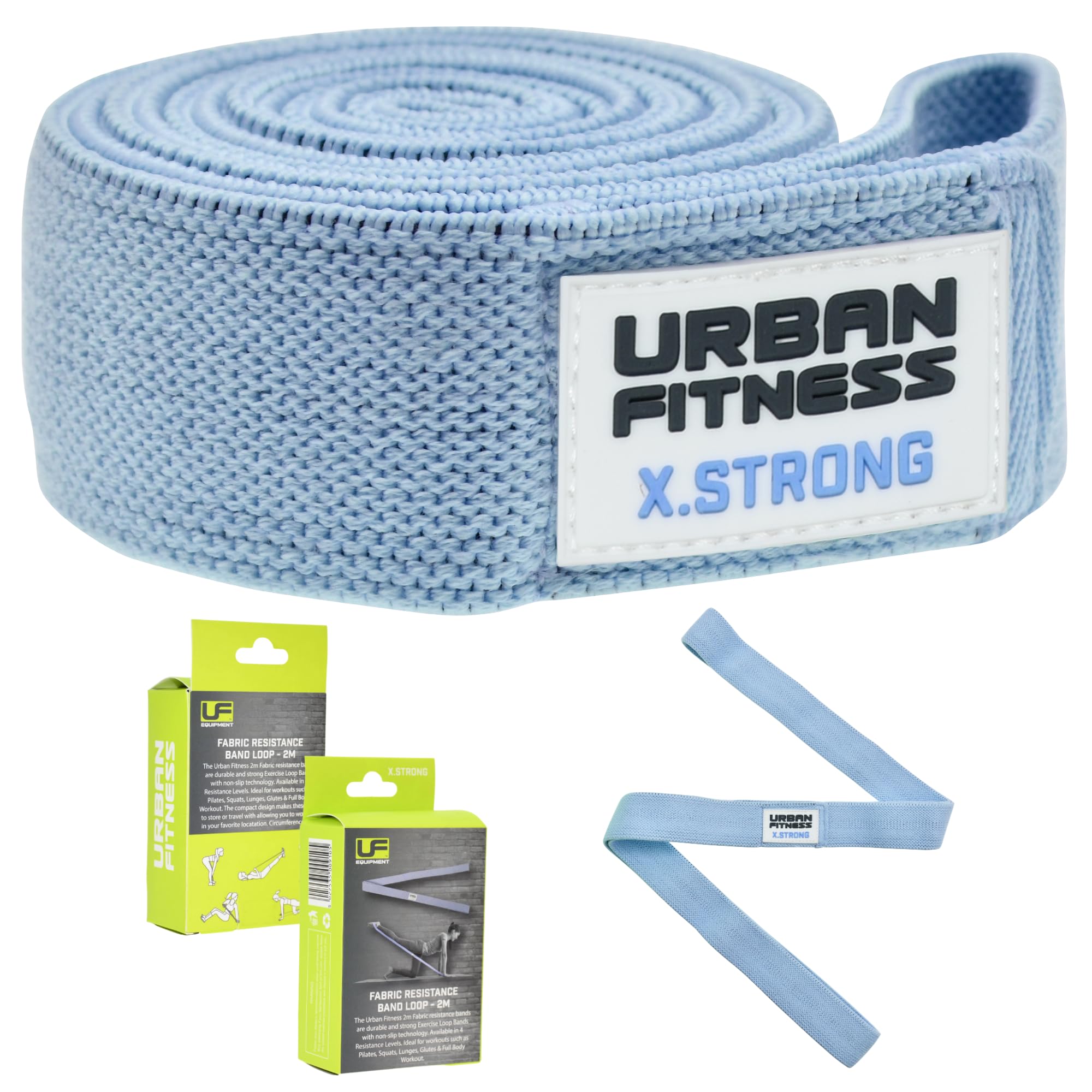 Ufe Blue Urban Fitness Fabric Resistance Band Loop - 2M (Product Size: Extra Strong - )