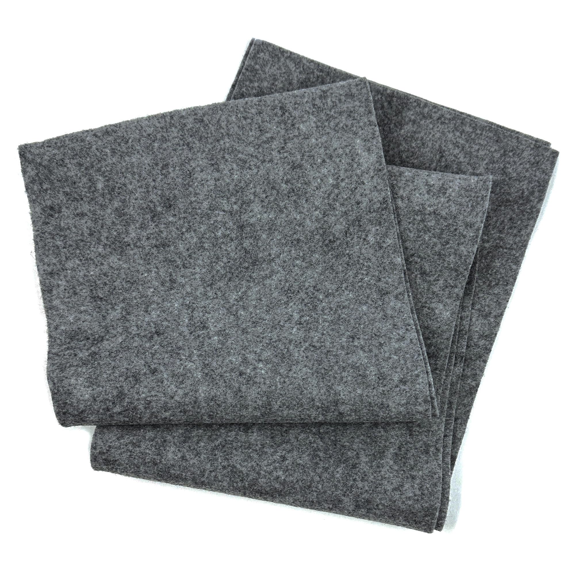 F as in FabricFelt Fabric Quarter Yard | 100% Acrylic | 9" X 72" | 1.5mm Thick | Hand Crafts, for Kids Creativity (Charcoal, 9" X 72")