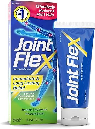 JointFlex Crema de alivio del dolor para articulaciones y artritis, 4 onzas