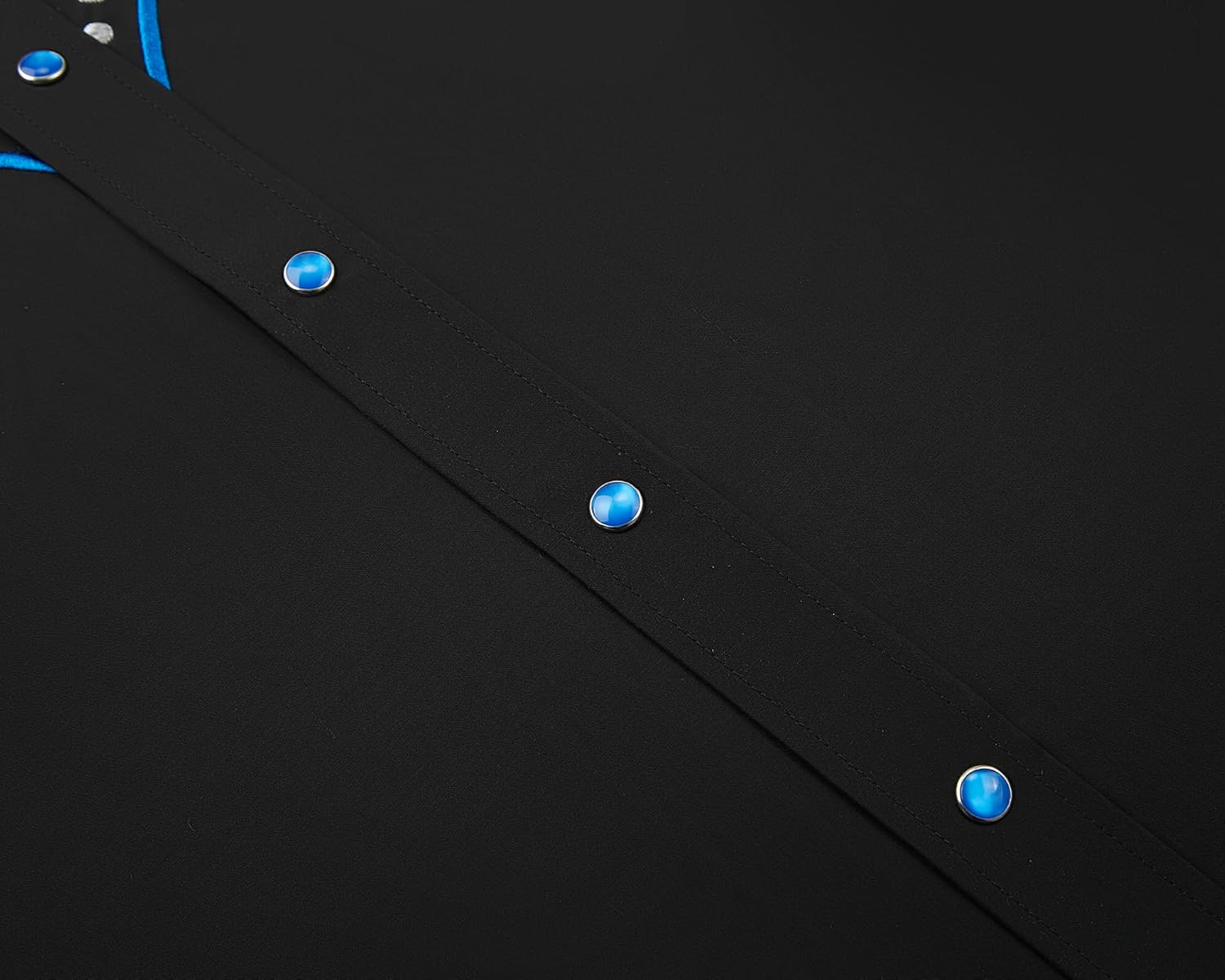 EL PIONERO Men's Western Cowboy Shirt Embroidered Shirt Long Sleeve Casual Snap Button Shirt - Image 5