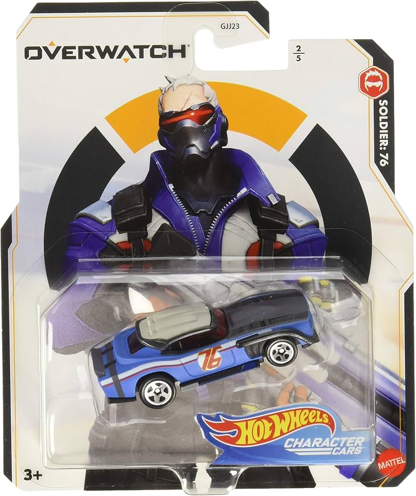 Amazon.com: Hot Wheels GJJ23 Overwatch Soldier:76 : Toys & Games