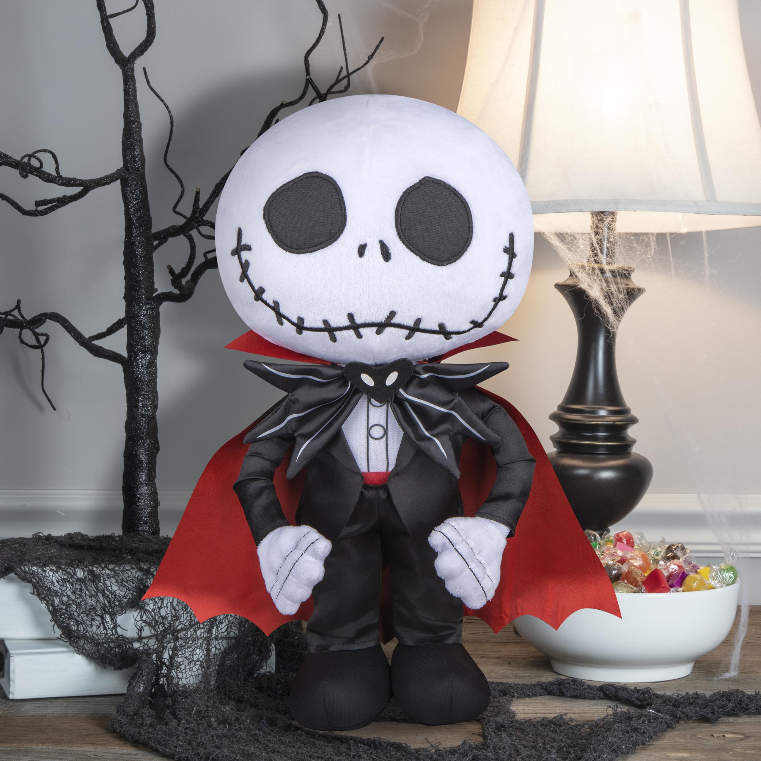 Amazon.com: Gemmy Jack Skellington as Vampire Halloween Greeter