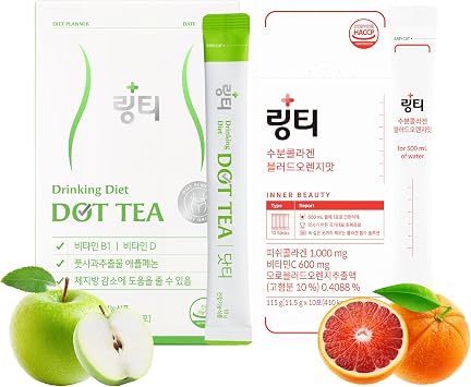 Inner Beauty Package - DOT Tea&Aqua Collagen Drink Mix with Premium Ecozen Bottle