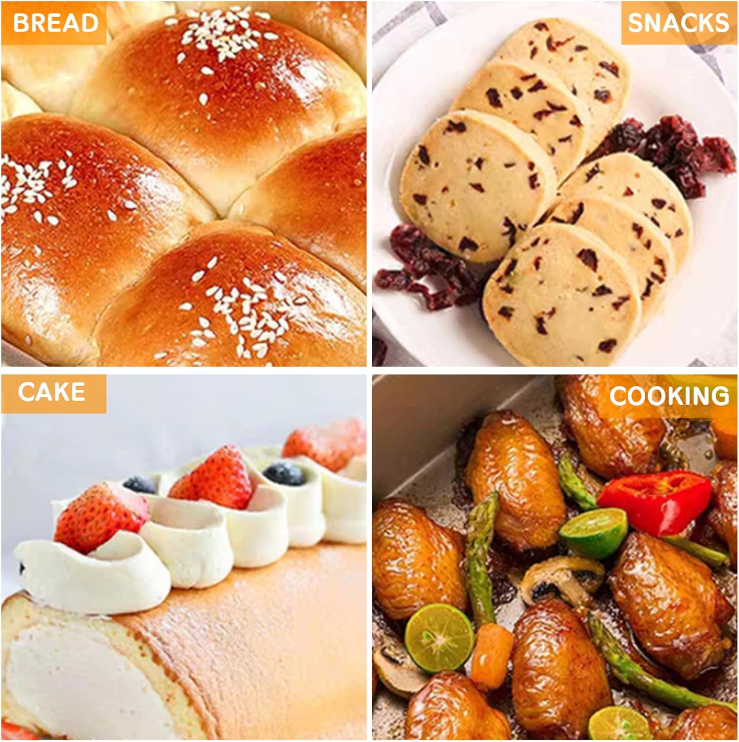 Cookie Baking Sheets Set of 3, Nonstick Carbon Steel Baking Tray, Heavy Duty & Easy Clean & Oven Safe Sheet Pans, Champagne Gold.