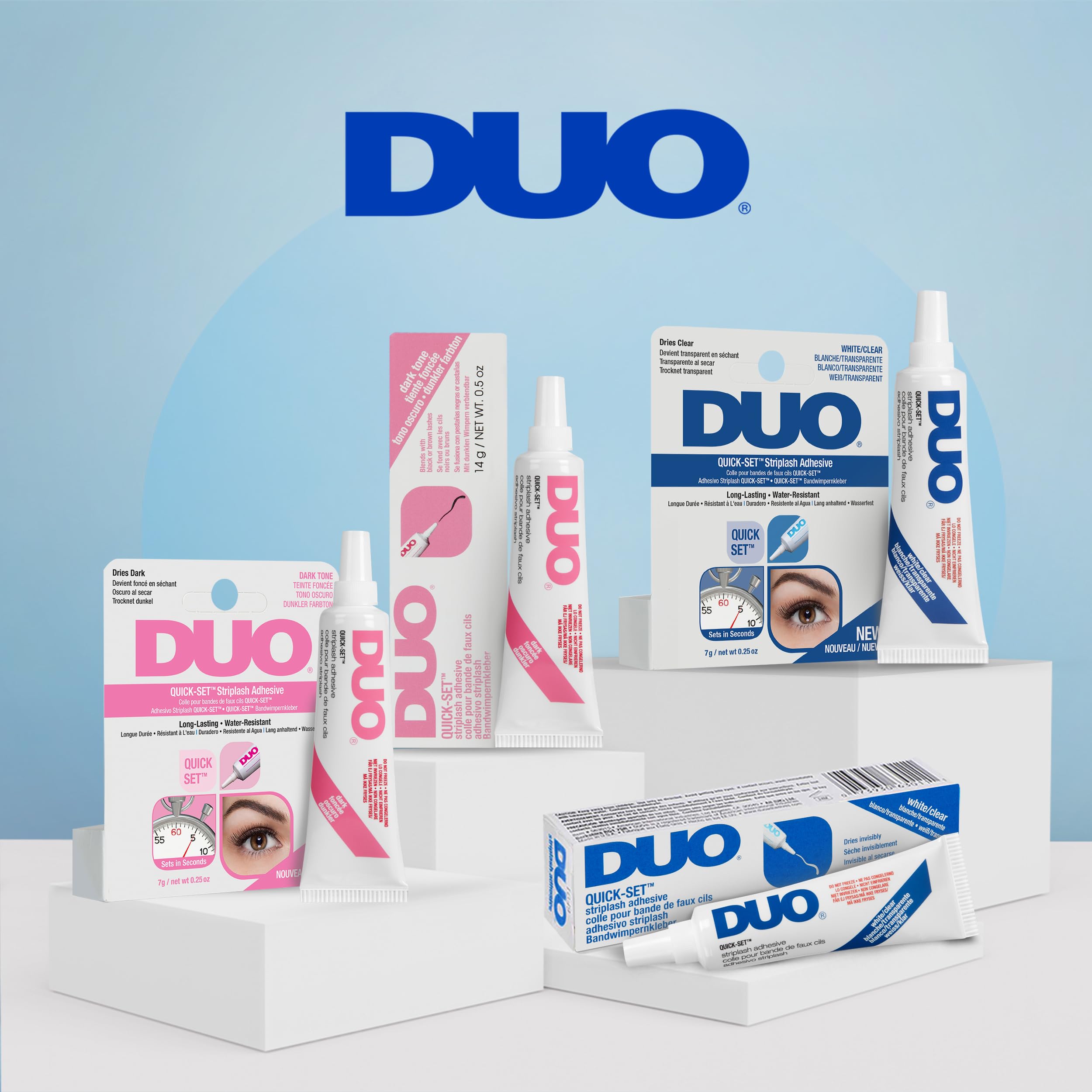 Amazon.co.jp: DUO クイックセットまつげ接着剤 - ホワイト/クリア、速