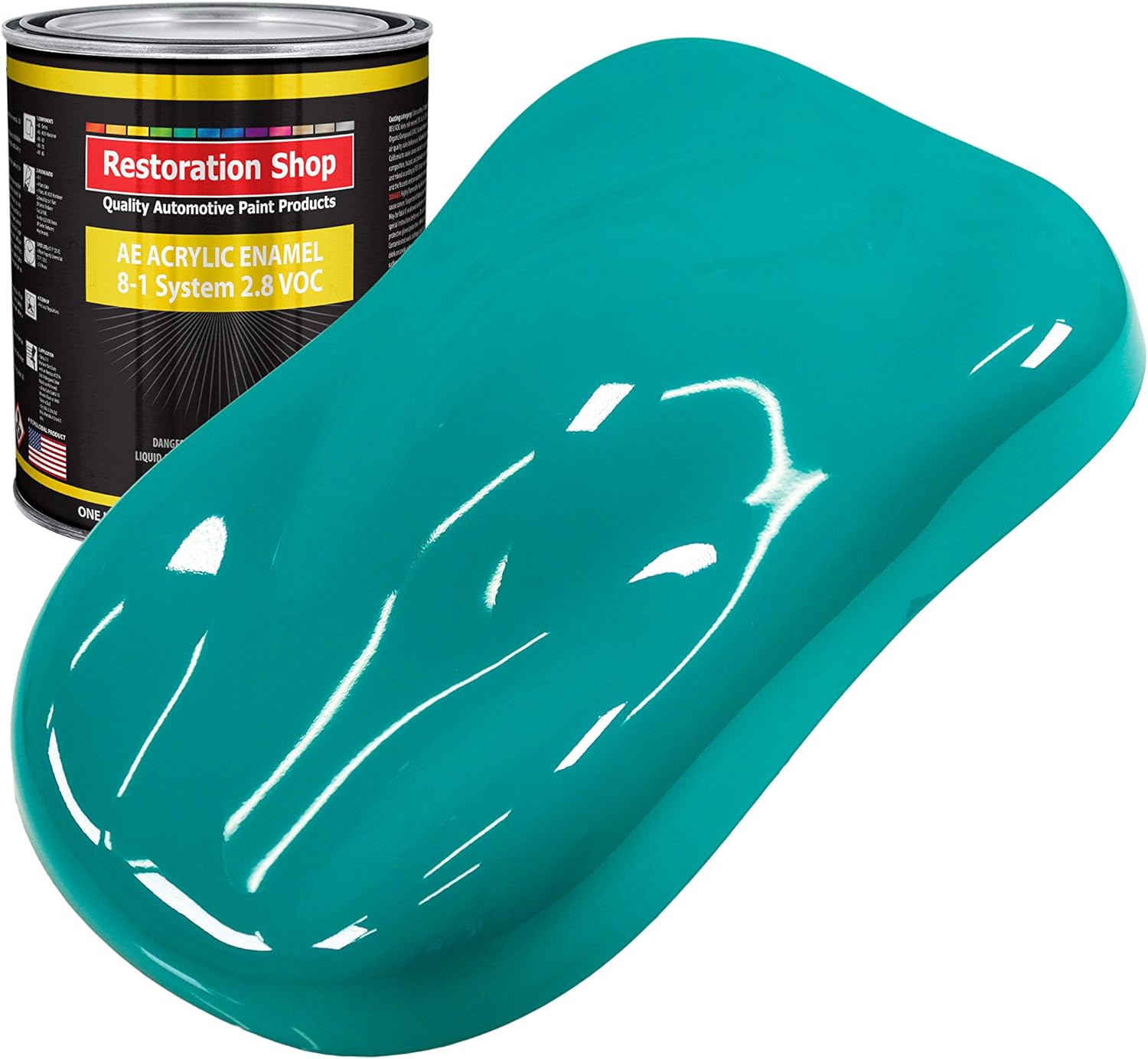 Restoration Shop Deep Aqua Acrylic Enamel Auto Paint