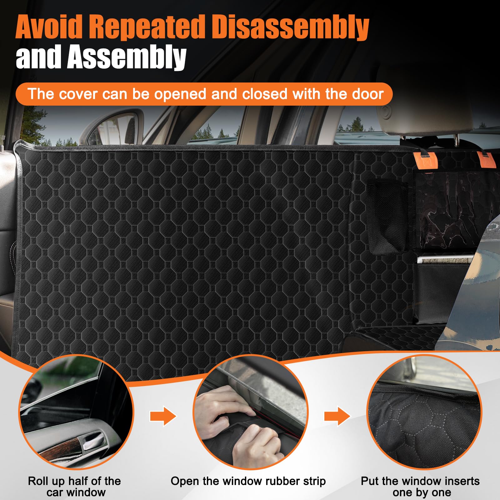 PawSailor Hondenhangmat voor auto harde bodem