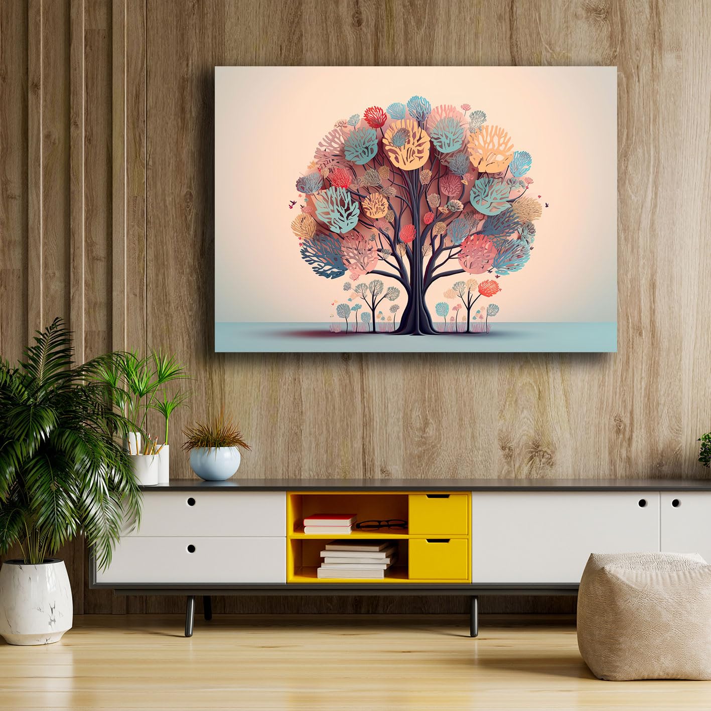 Quadri Moderni Soggiorno Albero Della Vita