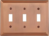 Vista 32 de Amerelle Steps - Placa de pared de metal fundido dúplex individual en níquel satinado