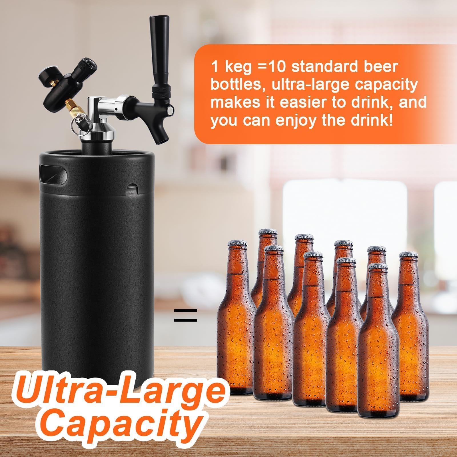 Sistema de grifo Growler de 128 onzas