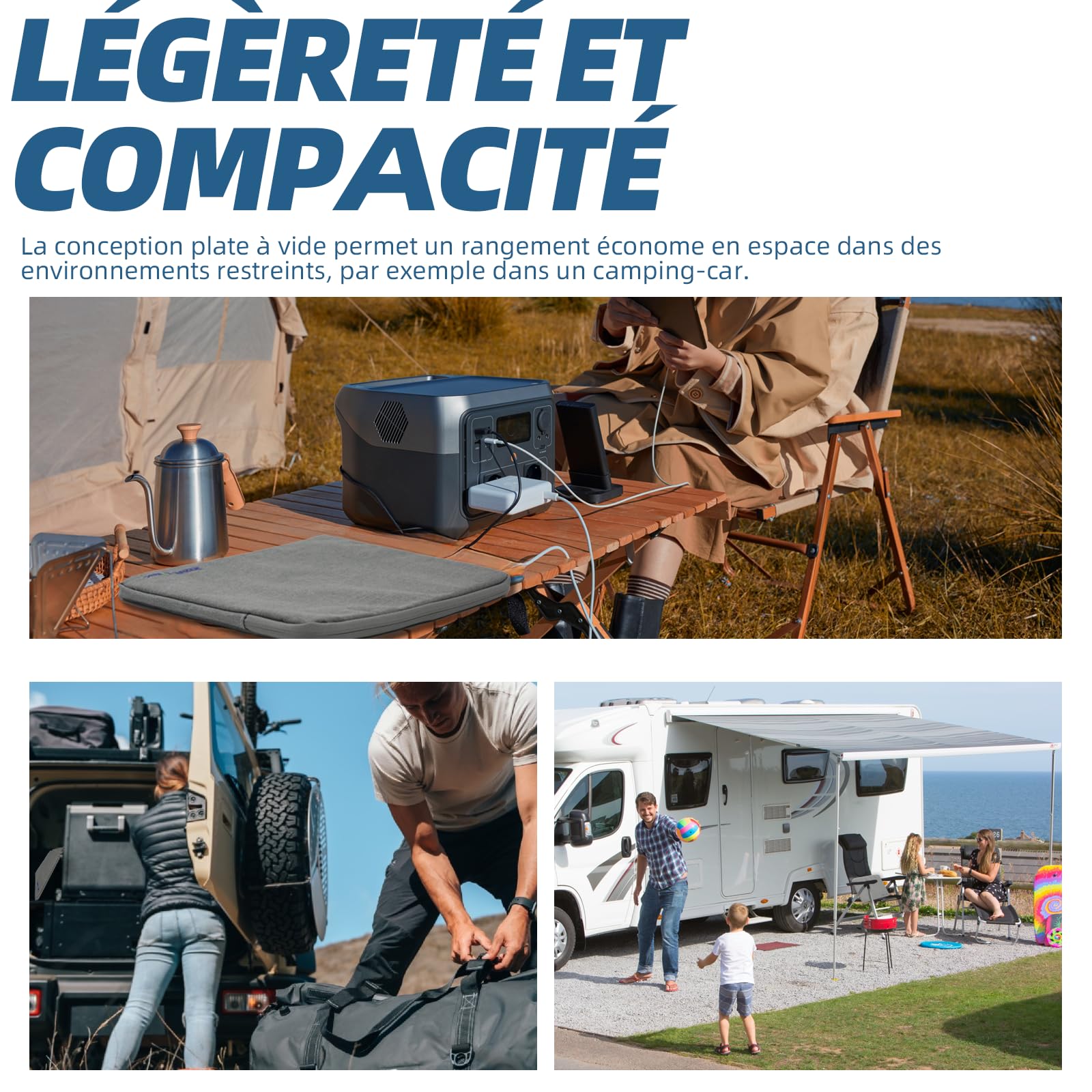 Starlink Mini Dish Sac de transport étanche pour antenne satellite, sac de transport pour camping-car, camping et aventure en plein air, gris, aucun