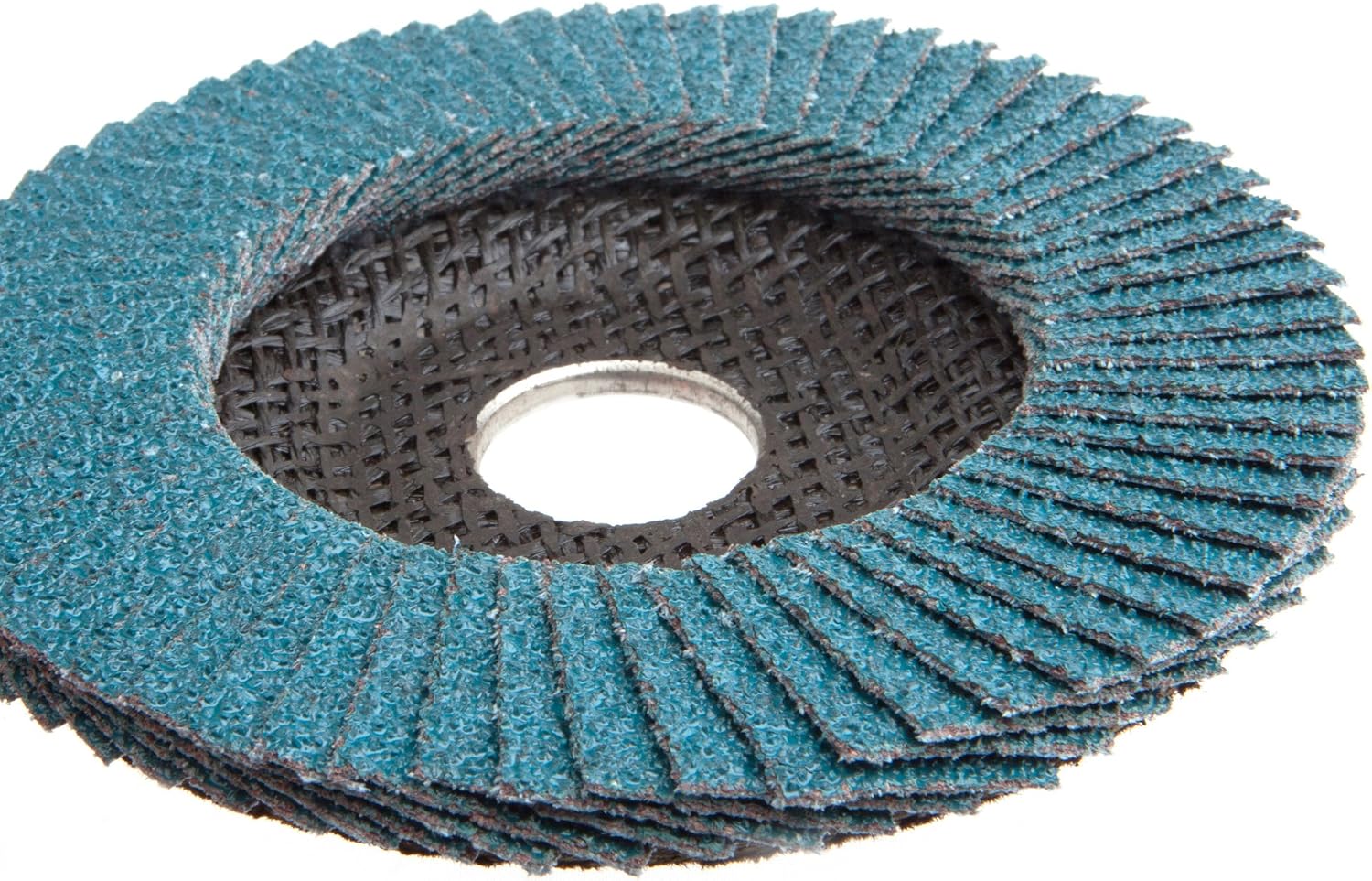 Forney 71926 Flap Disc, Type 27 Blue Zirconia with 7/8-Inch Arbor, 36-Grit, 4-1/2-Inch