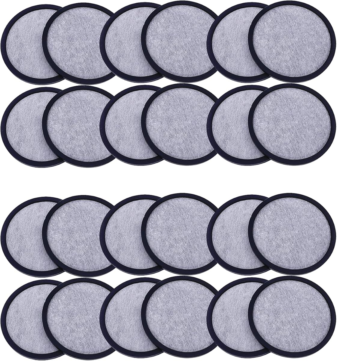 24-Pack Replacement Charcoal Water Filter Discs for Mr. Coffee Brewers Coffee Machines