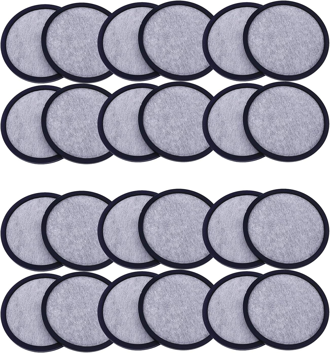 24-Pack Replacement Charcoal Water Filter Discs for Mr. Coffee Brewers Coffee Machines