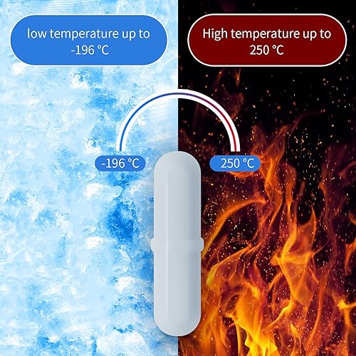 Miniatura 3 de 5 barras agitadoras magnéticas B PTFE de 1.181 in (1.18 pulgadas), color blanco, barra de laboratorio, barra de placa de agitación, barras de