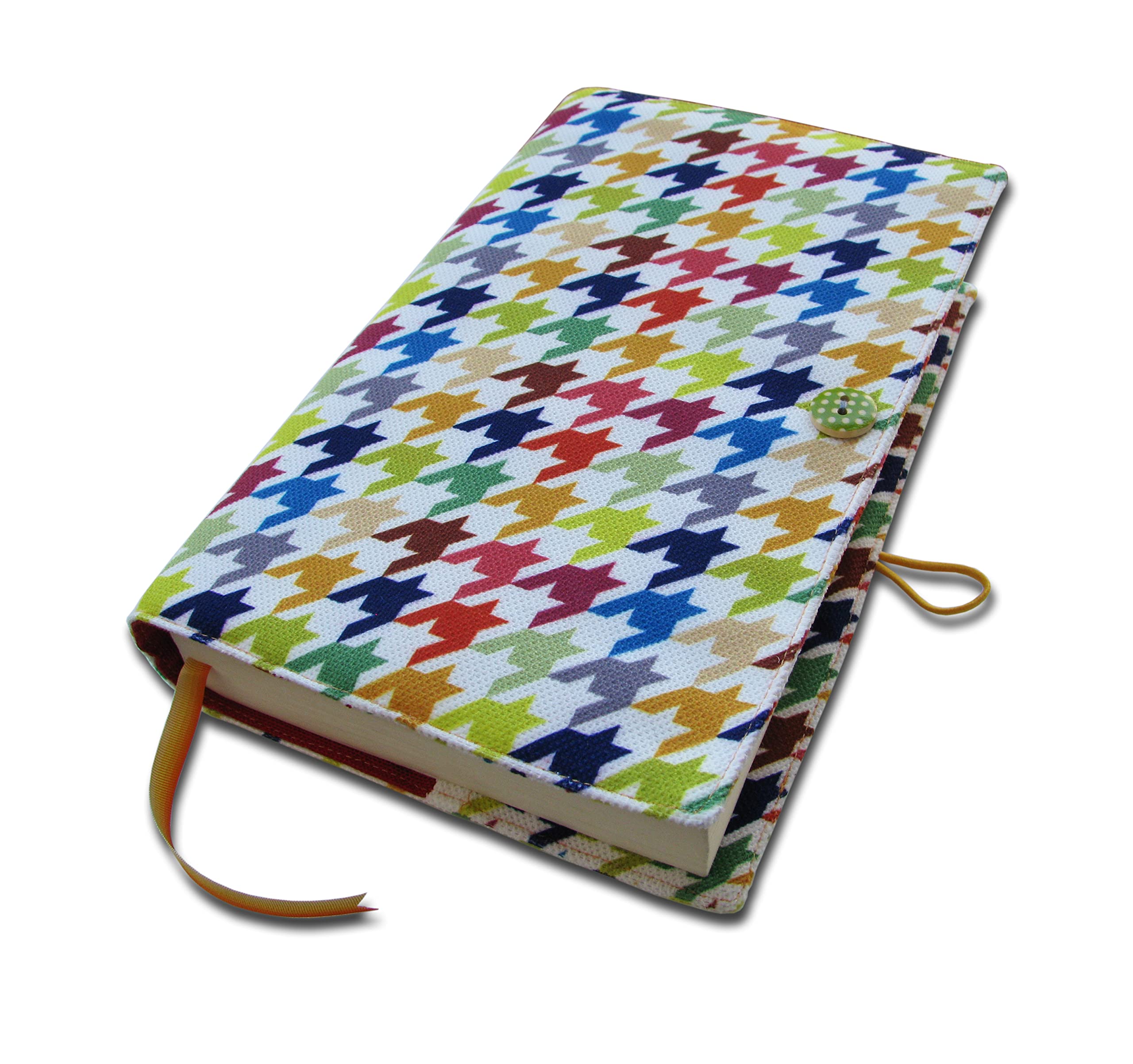 Book Sleeve Cover, Fabric Novel for Adult Books Cover for Paperback, Fashion Pattern Washable Book Protector - 5.5 x 8.2 x 1.6 Padded Case for Novel