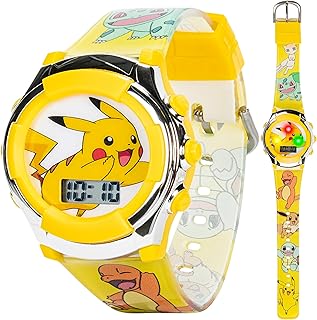 Pokemon Kids' Quartz Watch with Plastic Strap, 16