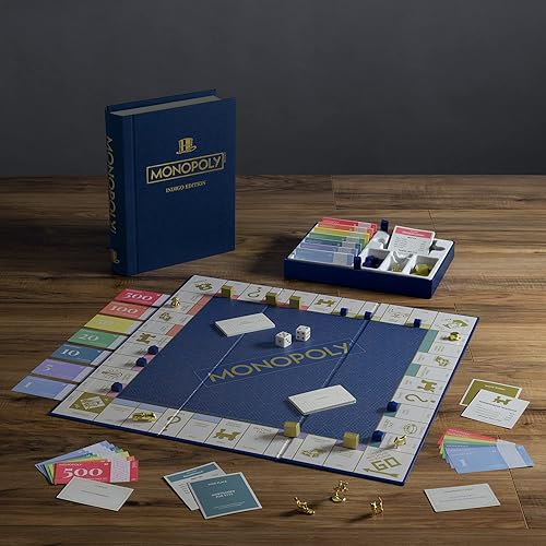 Miniatura 4 de WS Game Company Colección de juegos de estantería de Monopoly and Scrabble Indigo