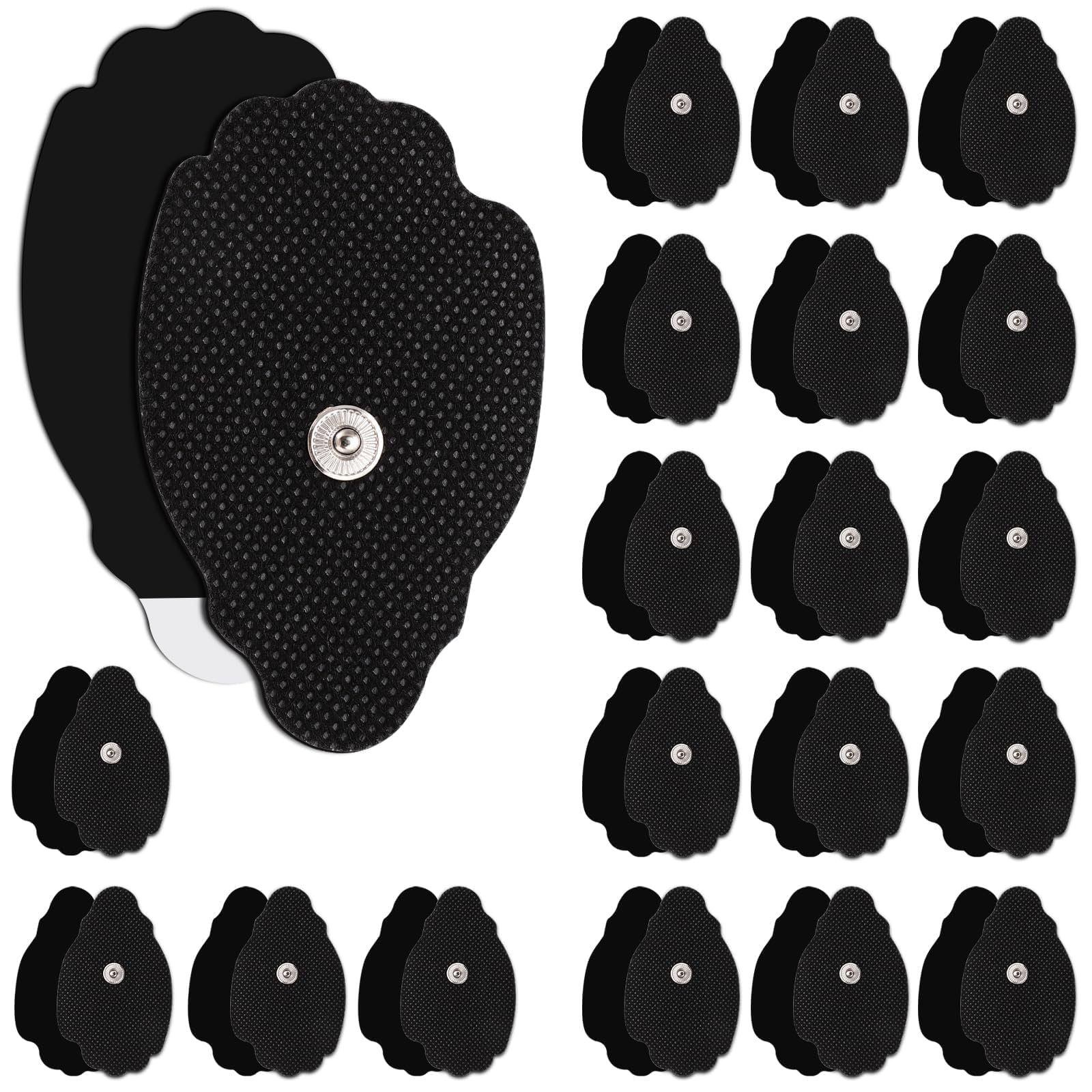 24 Pack TENS Unit Replacement Electrode Pads, Black — Amazon image 9