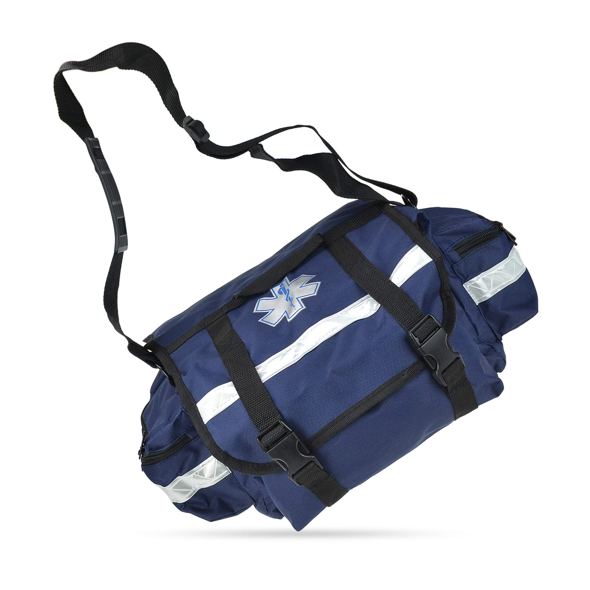 Dealmed First Responder Medic Trauma Bag - Medium, Easy to Carry, Blue