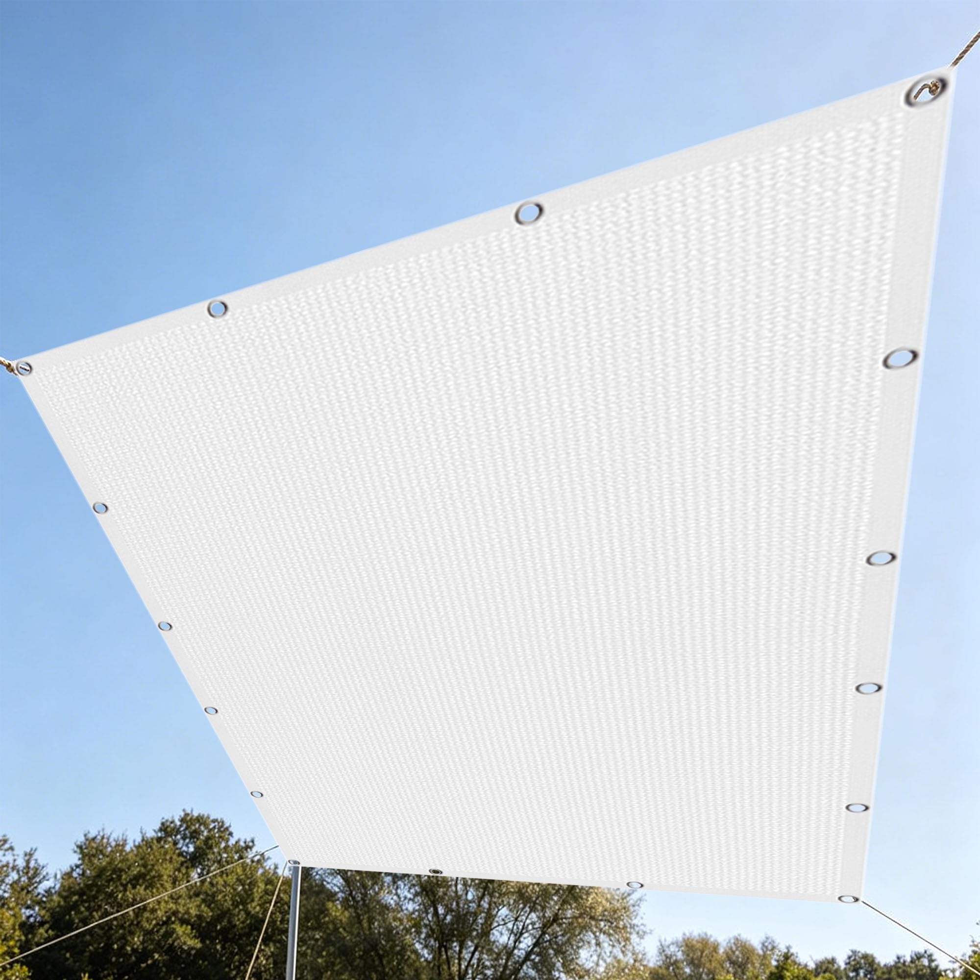 Voile ombrage 1.6 x 2.5 m résistant pour jardin balcon et pergola