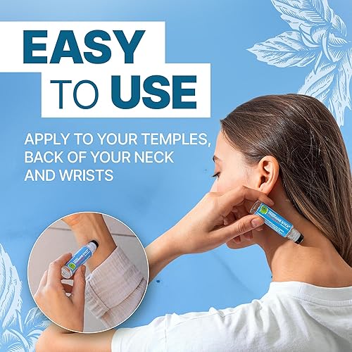 Miniatura 4 de Basic Vigor Migrastil Extra Strength Migraine Stick Advanced Formula, fuerte aromaterapia Roll On incluye mentol, aceites esenciales, sin lavanda