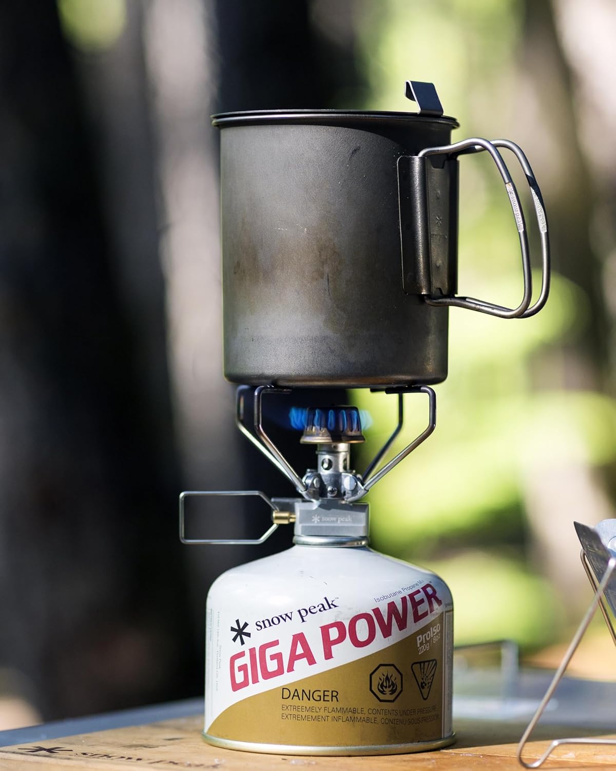 Snow Peak GigaPower Stove, Backpacking, Camping, Lightweight, Automatic Ignition