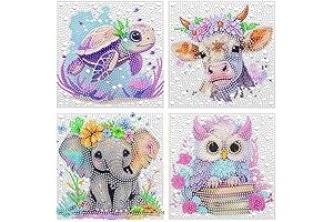 Animal Diamond Painting Kits for Kids 4-6