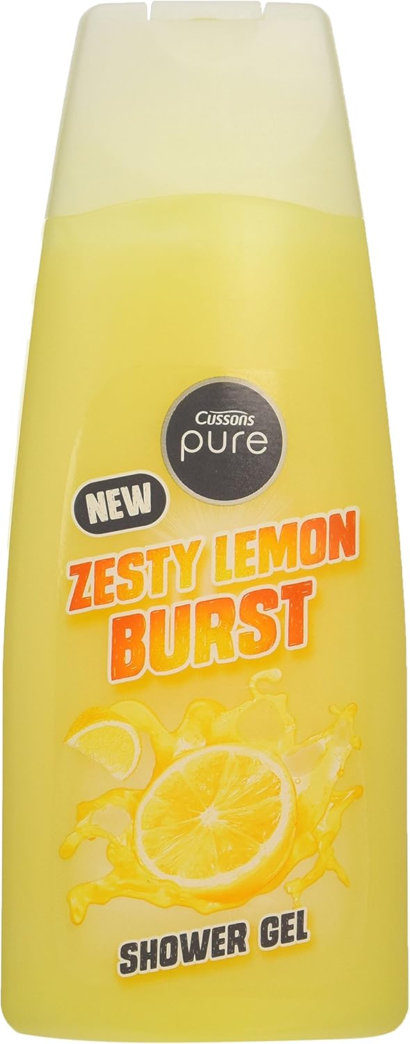 3 x Cussons Pure Zesty Lemon Burst Shower Gel 500ml Amazon.ca