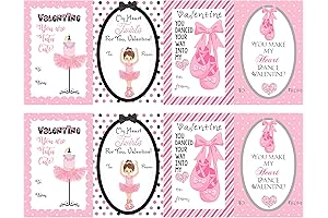 Silly Goose Valentine's Dance Themed Valentine Exchange Cards for Kids (24 Pack)