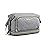 BAGSMART Travel Makeup Bag, Cosmetic Bag Make Up Organizer Case, Large Wide-open Pouch for Women Double Layers Purse for Toiletries Accessories Brushes Greey