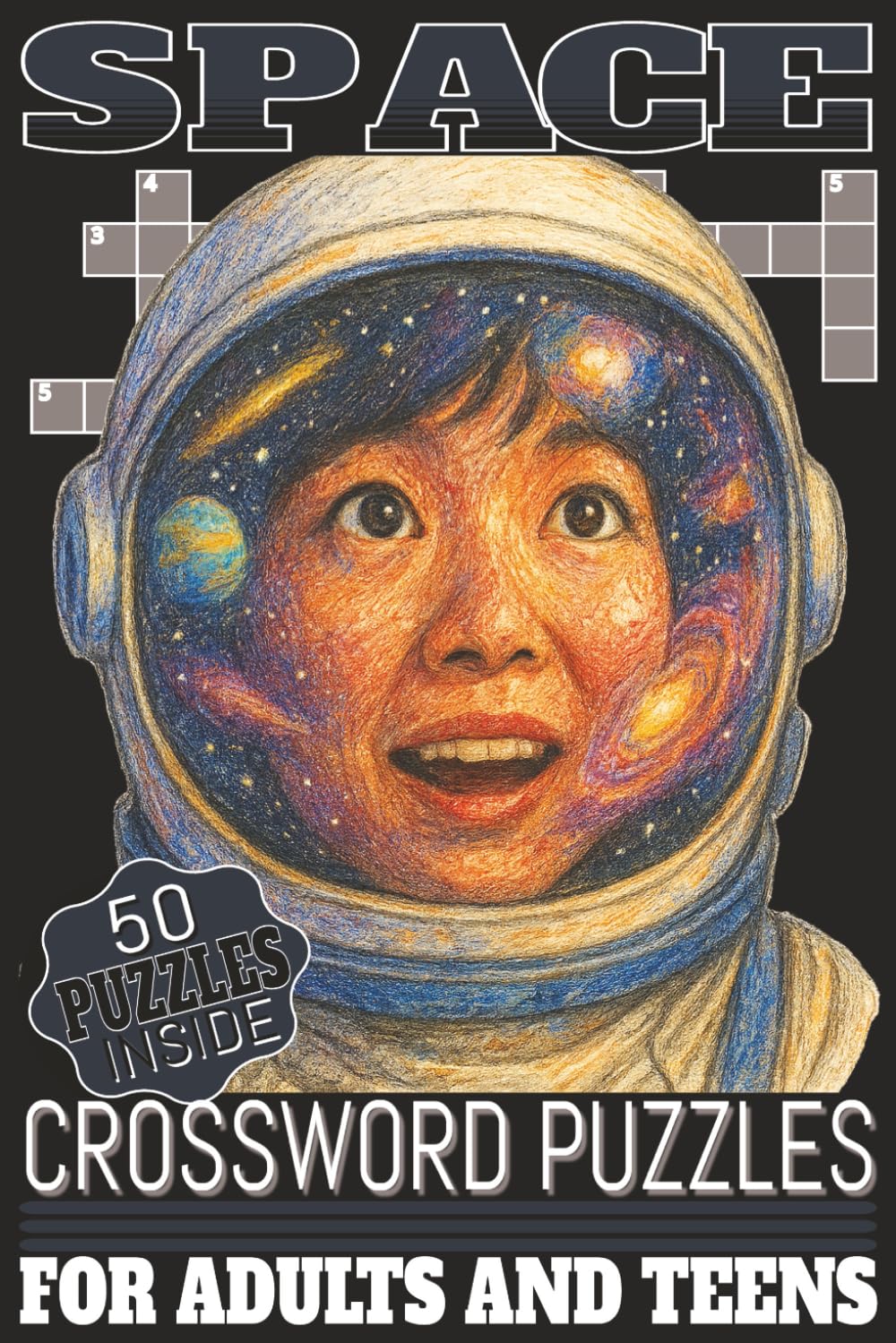 Space Crossword Puzzles: Crossword Puzzles For Adults and Teens, with Easy to Read Fonts, about all things Space related, Planets, Equipment, Movies | ... for Holidays, Birthdays and just Relaxing