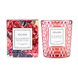 BlackBerry Rose Oud&comma; Classic Candle Jar&comma; 6&period;5 oz&comma; 40 Hour Burn Time&comma; Coconut Wax for Clean Burning&comma; Handcrafted in The USA