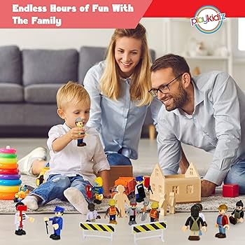 【美品】World Family - play Along Toys Amazon.com: Playkidiz 8 Toy Figures & Playsets, 2 Inch Play