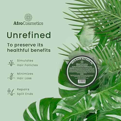 Miniatura 5 de Aceite de Batana de Honduras, 100% puro orgánico sin refinar, crecimiento natural del cabello al por mayor tarro de 4 onzas (4 onzas)