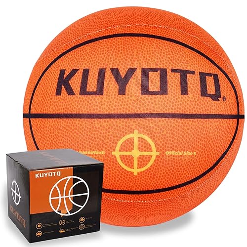 KUYOTQ Silent Basketball Size 5 Soft Cloth Cover and Size