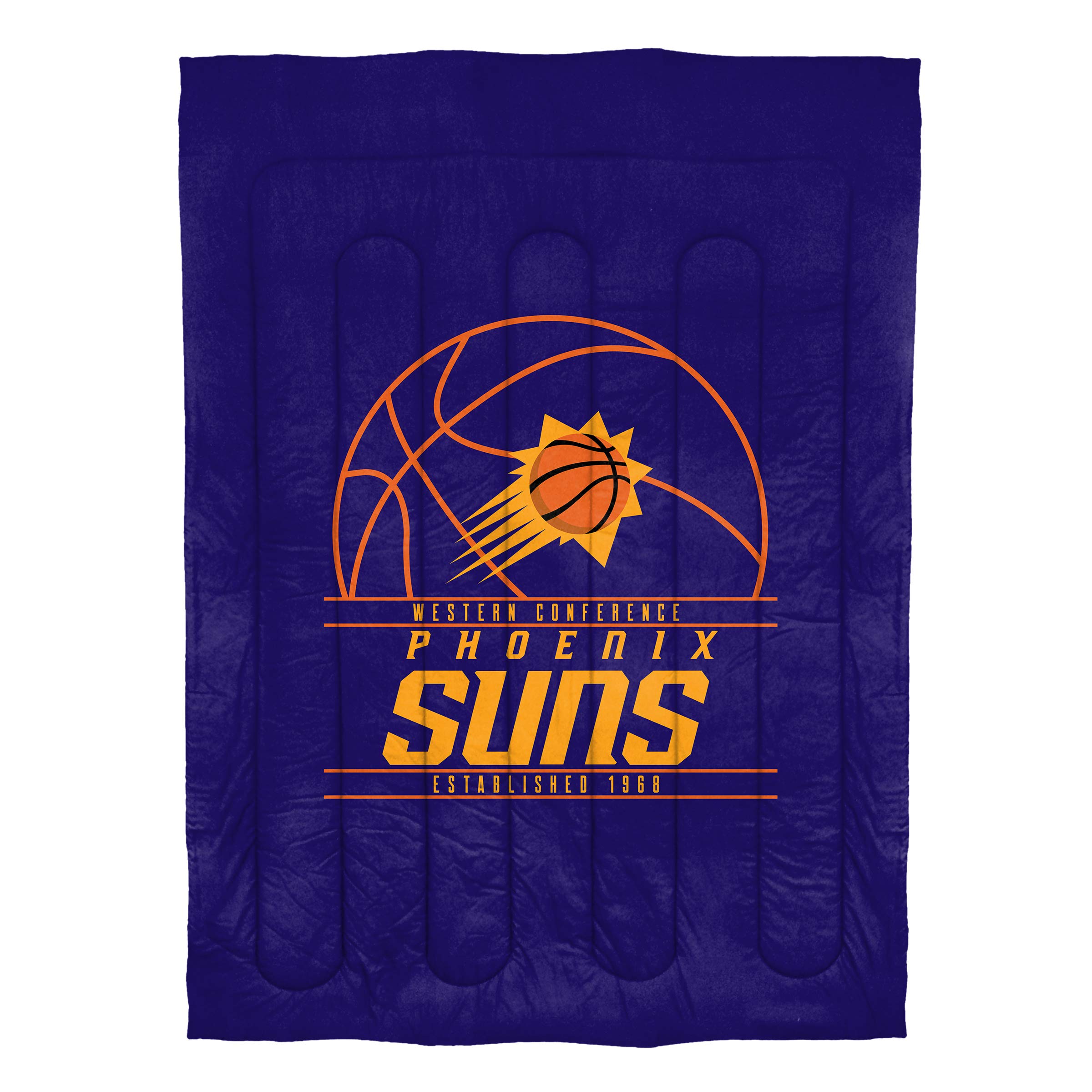 Northwest NBA Phoenix Suns Unisex-Adult Comforter and Sham Set, Full/Queen, Reverse Slam
