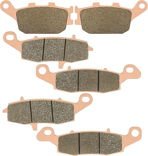 Miniatura 7 de Caltric Pastillas de freno delanteras y traseras compatibles con Suzuki Dl1000 Dl 1000 V-Strom 1000 2002-2012