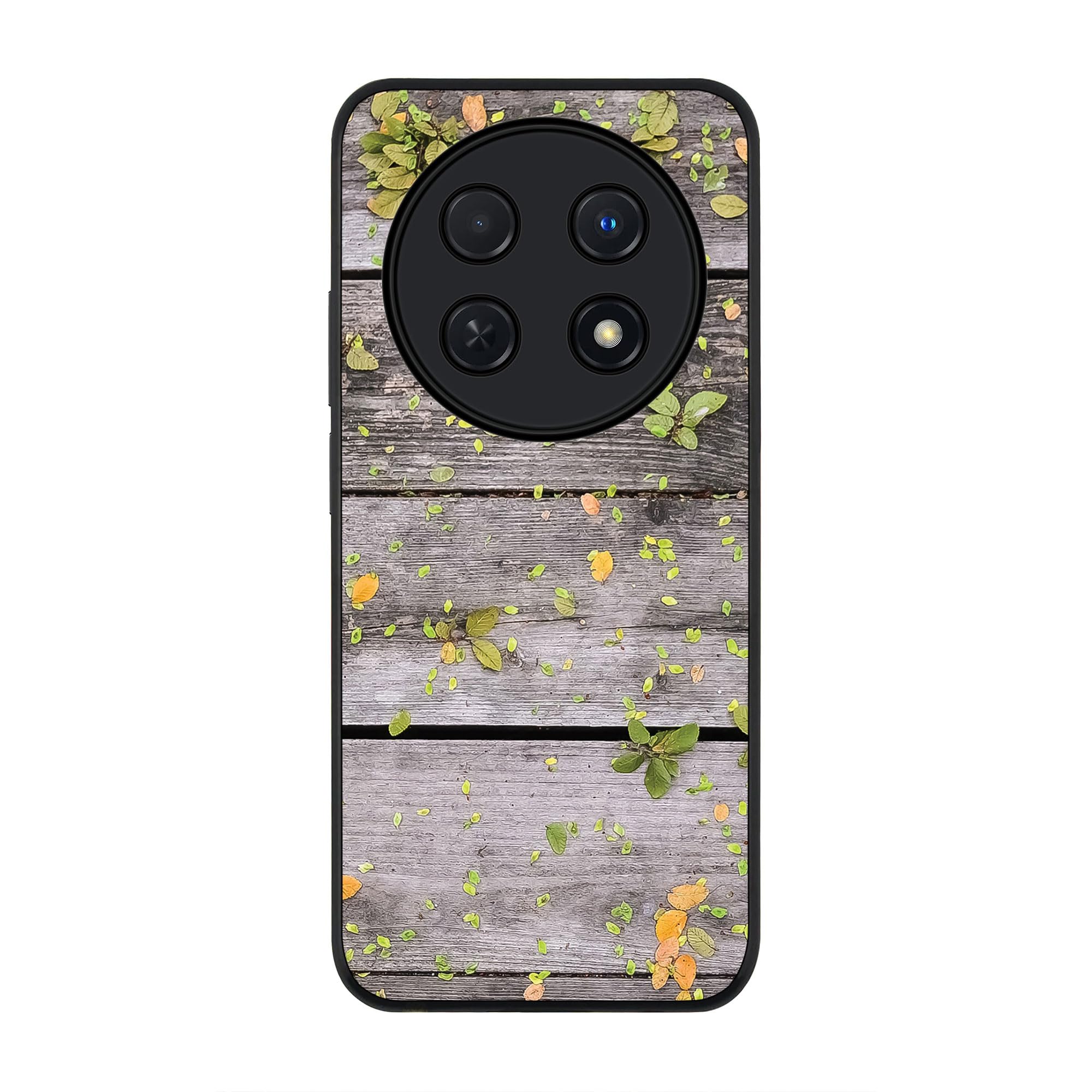 Stylizedd Rugged Black edge case for Huawei nova 12i 4G, Slim fit Soft Case Flexible Rubber Edges Anti Drop TPU Gel Thin Cover - Backyard Patio