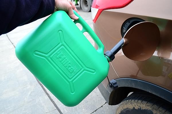Hilka Tools 84809510 10L Plastic Fuel Can, Green - 1